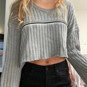 grey sweater